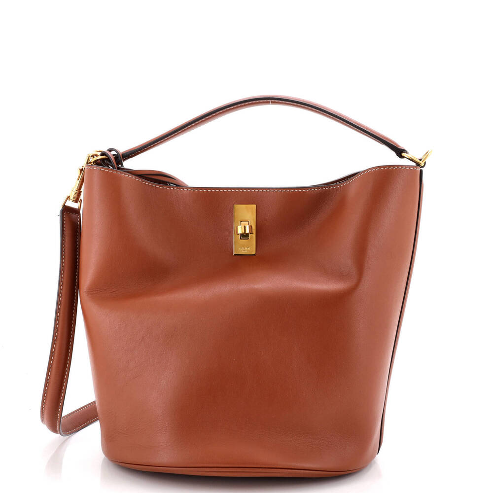 Celine Bucket 16 Bag Leather